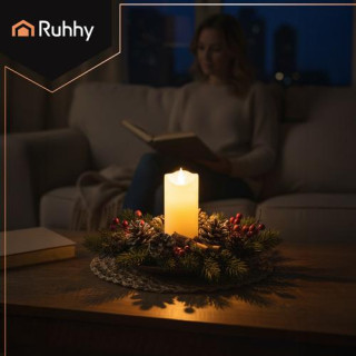 LED sveča 15x5cm 1 kos