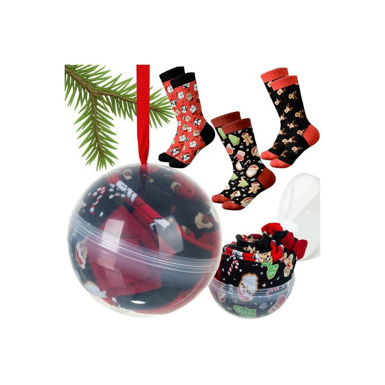 Božične nogavice - 3 kosi, velikosti 38-43