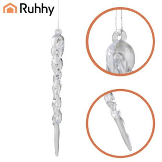 Božične ledene sveče za drevo - 12 kosov