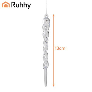 Božične ledene sveče za drevo - 12 kosov