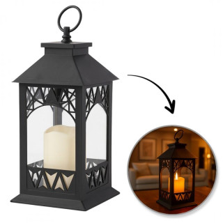 Dekorativna LED svetilka z imitacijo sveče 14 x 30 cm