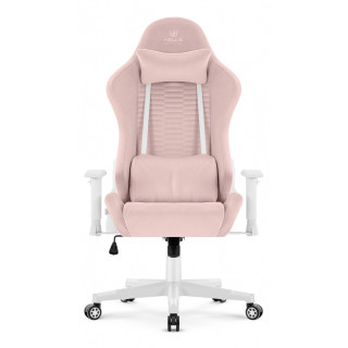 Rožnato-beli blagajniški igralni stol HELLS CHAIR HC-2000