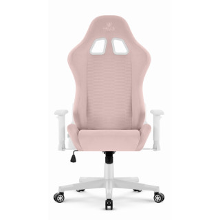 Rožnato-beli blagajniški igralni stol HELLS CHAIR HC-2000