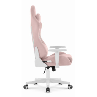 Rožnato-beli blagajniški igralni stol HELLS CHAIR HC-2000