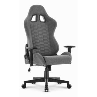 Igralni stol iz blaga, sivo-črnega HELLS CHAIR HC-2000