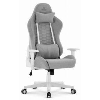 Sivo-beli blagajniški igralni stol HELLS CHAIR HC-2000