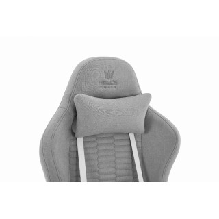 Sivo-beli blagajniški igralni stol HELLS CHAIR HC-2000