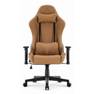 Rjav usnjen igralni stol HELLS CHAIR HC-2000