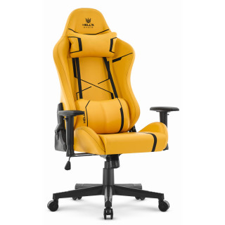 Usnjen rumen igralni stol HELLS CHAIR HC-2001