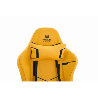 Usnjen rumen igralni stol HELLS CHAIR HC-2001