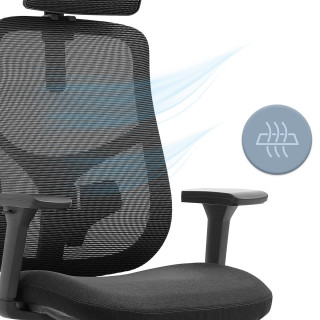 Vrtljiv ergonomski pisarniški stol ERGONOBLE 3051