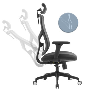 Vrtljiv ergonomski pisarniški stol ERGONOBLE 3051