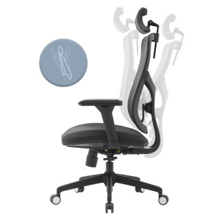 Vrtljiv ergonomski pisarniški stol ERGONOBLE 3051