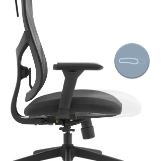 Vrtljiv ergonomski pisarniški stol ERGONOBLE 3051