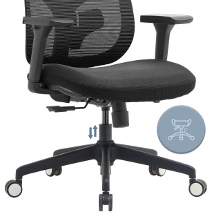 Vrtljiv ergonomski pisarniški stol ERGONOBLE 3051