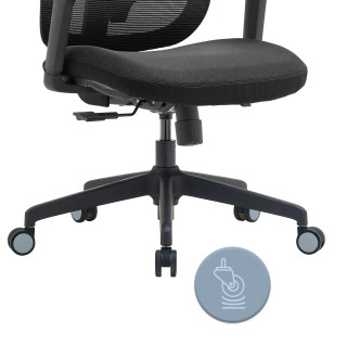 Vrtljiv ergonomski pisarniški stol ERGONOBLE 3051