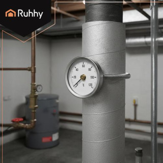 Okrogli kontaktni termometer za pečice