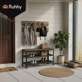 Stojalo za čevlje z obešalnikom 73 cm