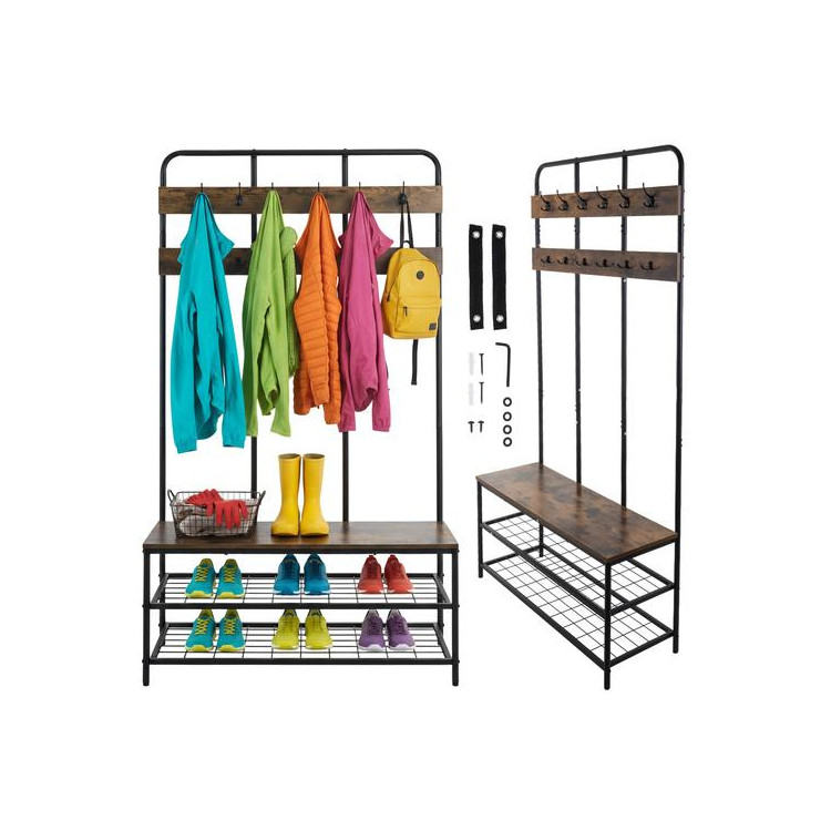 Polica z obešalnikom - 182 cm