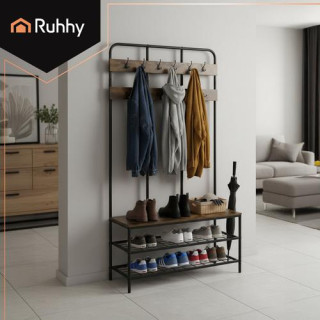 Polica z obešalnikom - 182 cm