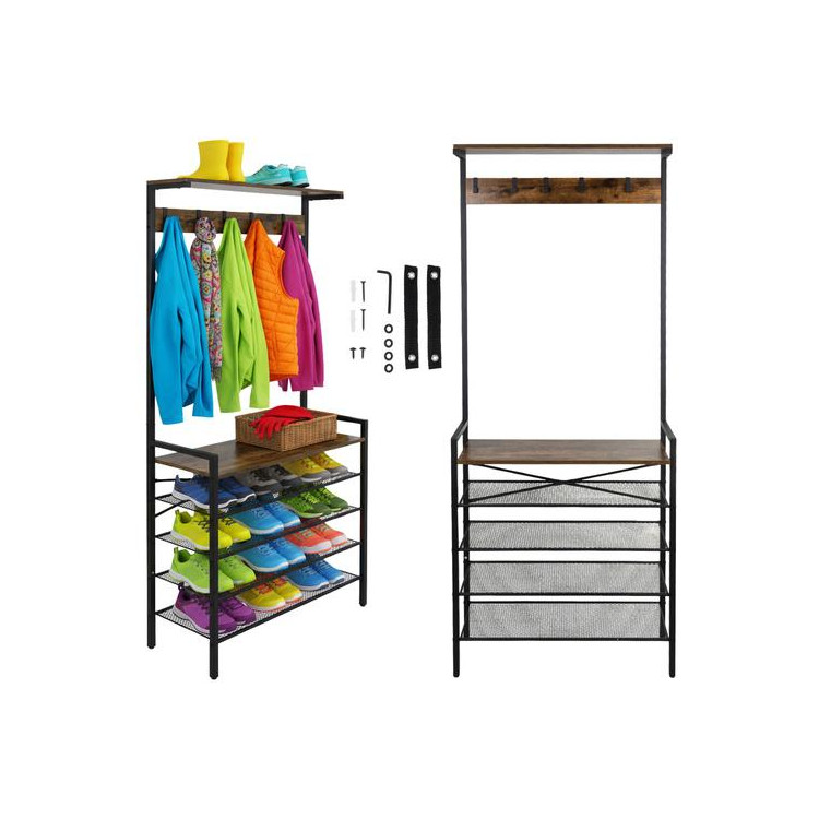 Polica z obešalnikom - 189 cm