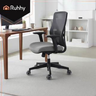 Siva vrtljiva kolesa za stol - 5 kosov