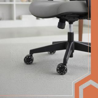 Črna vrtljiva kolesa za stol - 5 kosov