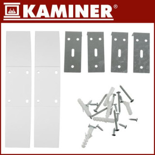 Beli električni grelec za steklo