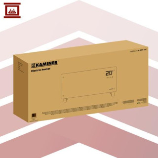 Beli električni grelec za steklo