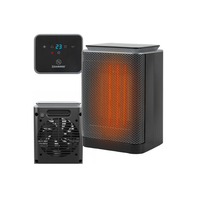 Črni električni grelec