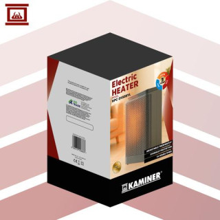 Črni električni grelec