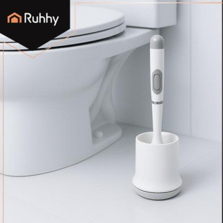 Bela silikonska ščetka za stranišče