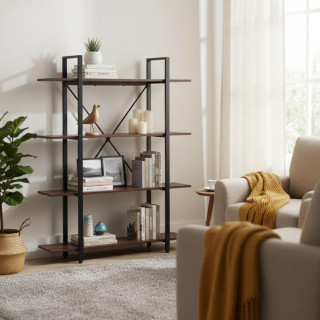 Podstrešna polica s 4 policami