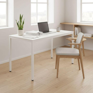 Bela jedilna miza za 4-5 oseb - 120x60 cm