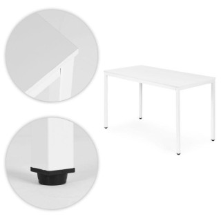 Bela jedilna miza za 4-5 oseb - 120x60 cm