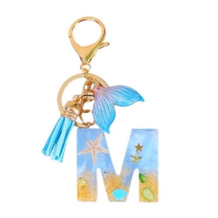 Morski obesek s črko M