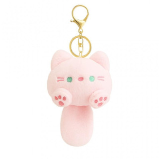 Obesek s plišastim roza muckom