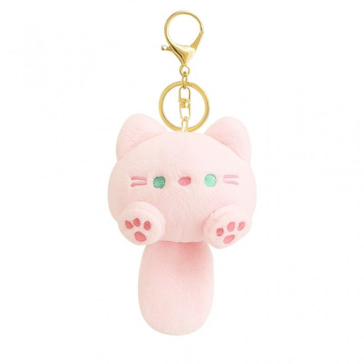 Obesek s plišastim roza muckom