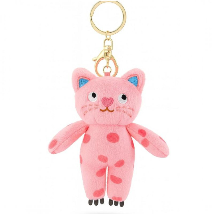 Obesek z roza pikčasto mačko