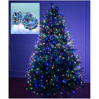 Barvite božične LED lučke - 100 m