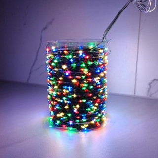 Zunanje pisane božične LED lučke - 50 m