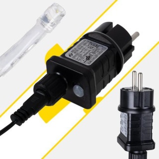 Zunanje božične lučke 500 LED 22,5 m - toplo bela