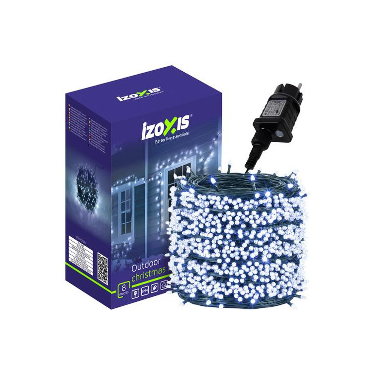 Zunanje božične lučke 500 LED 35 m - hladno bela