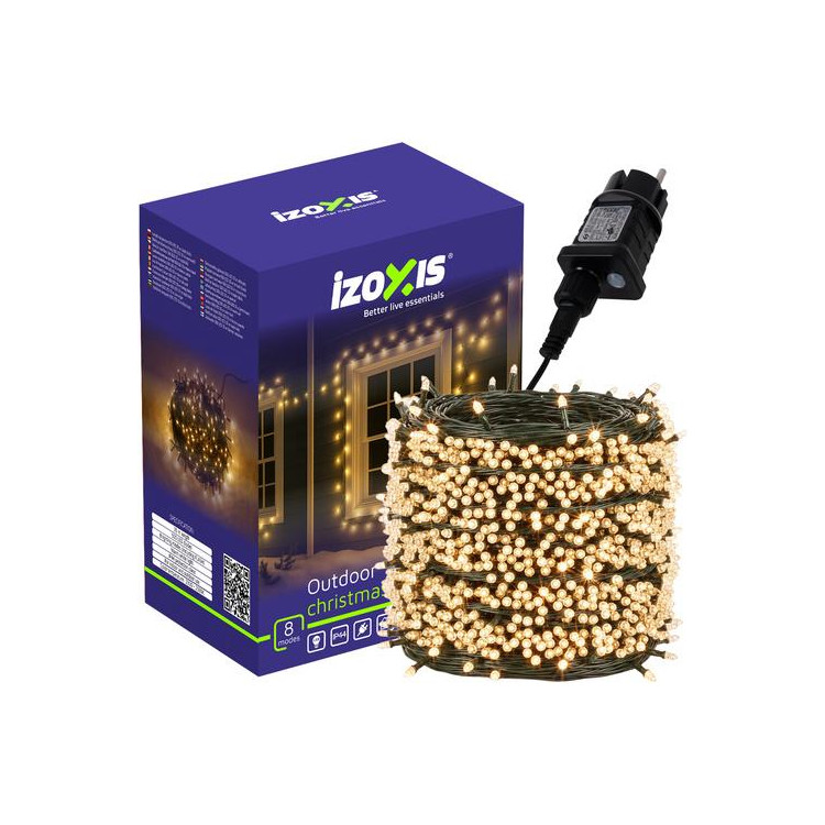 Zunanje božične lučke 500 LED 35 m - toplo bela