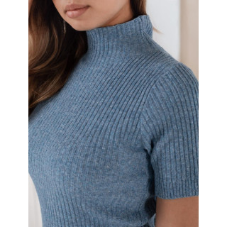 Rebrast moder pulover s kratkimi rokavi MY2555