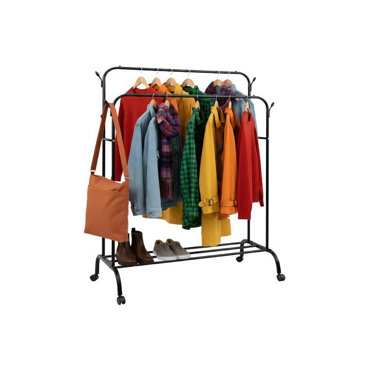 Obešalnik za oblačila na kolesih