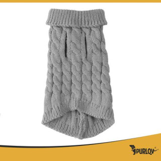 Siva oblačila za pse/mačke - velikost M