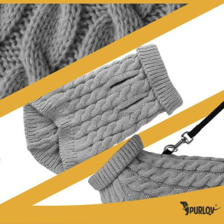 Siva oblačila za pse/mačke - velikost M