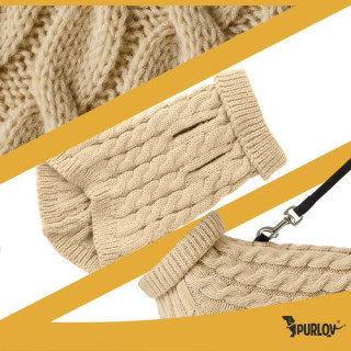 Bež oblačila za pse/mačke - velikost S