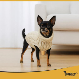 Bež oblačila za pse/mačke - velikost S